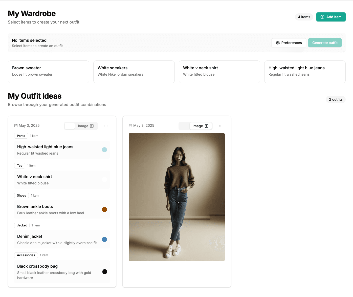 AI Closet Demo